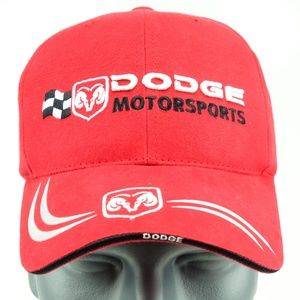 Dodge Motorsports Baseball Cap Red NASCAR OSFM